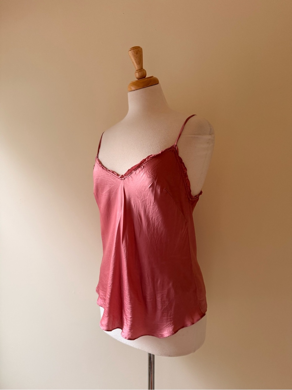 Wilfred 100% Cupro Dusty Rose Satin Cami Size M